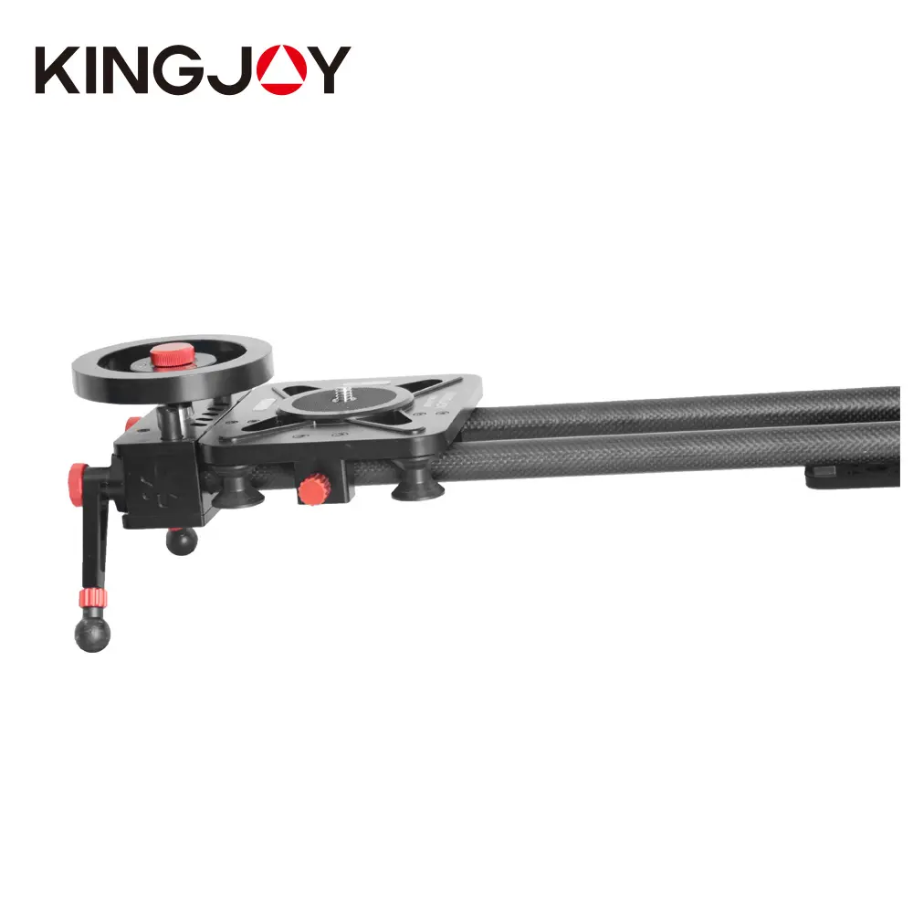 Kingjoy carbon fiber dslr camera video stabilizer rail jalur slider diperpanjang panjang VM-S80B
