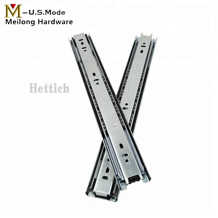 Jieyang stadt küche schrank hardware zubehör 45mm teleskop kanal drawer slide installation für schubladen