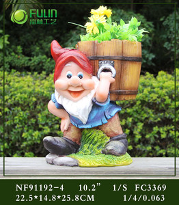 Nain de <span class=keywords><strong>Jardin</strong></span> Personnalisable sur Ornement de Moto Pots de Fleurs en Résine avec Base en Marbre Statues en Polyrésine - Product Image 5