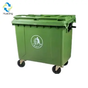 Atık yönetimi büyük çöp konteyneri çöp kovası çöp kovası 1100L