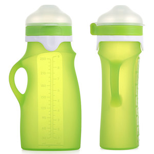 Morbido spremere bpa libero del sacchetto riutilizzabile del bambino del silicone - Product Image 3