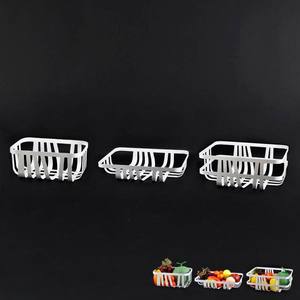 Conception simple Étui à fruits en métal rectangle blanc - Product Image 2