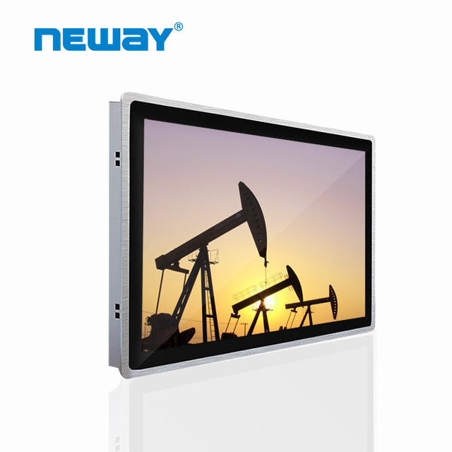 IP65 Waterproof & Dustproof Bezel Industrial 10.1 Touch Screen LCD Monitor H.DMI VGA DVI Input 1000nit Sunlight Readable