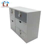 Boîte de rangement en bois naturel, petit Mini bureau, maison organisateur de bureau, tiroirs de bureau