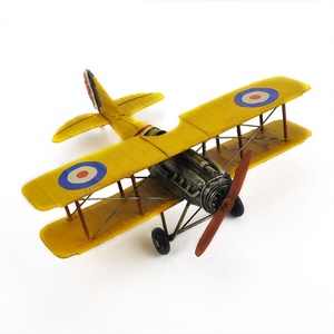 <span class=keywords><strong>Jouet</strong></span> d'<span class=keywords><strong>avion</strong></span> en métal fait à la main pour enfant, <span class=keywords><strong>biplan</strong></span> rétro, hélice, modèle d'<span class=keywords><strong>avion</strong></span> à aile fixe, décoration créative pour la maison, cadeau pour enfant - Product Image 1