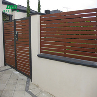 Abri solaire à bas prix, portail coulissant moderne en aluminium à lamelles automatiques pour les maisons