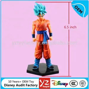 Nach Maß 6,5 zoll Dragon Ball Z Pvc-abbildungen von Disny Spielzeug Hersteller, collect gute qualität pvc figur Goku