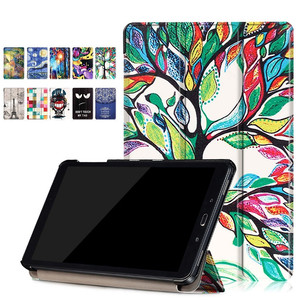 Back Cover Per Samsung <span class=keywords><strong>Galaxy</strong></span> <span class=keywords><strong>Tab</strong></span> 10.1 A <span class=keywords><strong>8</strong></span> 2017 Per Samsung <span class=keywords><strong>Tab</strong></span> S3 9.7 E 9.6 <span class=keywords><strong>Custodia</strong></span> In Pelle Tablet Stampa copertura - Product Image 1