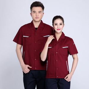 Divise <span class=keywords><strong>da</strong></span> <span class=keywords><strong>lavoro</strong></span> in cotone <span class=keywords><strong>da</strong></span> <span class=keywords><strong>uomo</strong></span> industriali aziendali con antirughe impermeabili e caratteristiche ad alta visibilità - Product Image 2