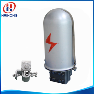 Caja de Unión Metálica <span class=keywords><strong>para</strong></span> Poste/Torre, Cierre de Empalme <span class=keywords><strong>para</strong></span> Cable de Fibra Óptica Aéreo ADSS OPGW - Product Image 1