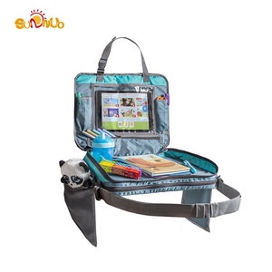 SUNNUO — organisateur portable 3 en 1, caisse de <span class=keywords><strong>voiture</strong></span> pour enfants, plateau de voyage étanche <span class=keywords><strong>avec</strong></span> support <span class=keywords><strong>tablette</strong></span> - Product Image 5
