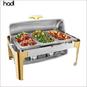 Calentador Eléctrico Chapado en Oro para Plato Caliente Indio, Equipo de Cocina para Restaurantes, para Calentar y Mantener Caliente - Product Image 1