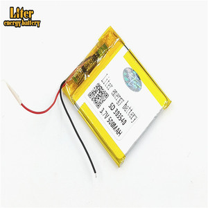 Rechargeable battery lithium polymer battery battery 3,7 V 303540, 500 mah Li-ion battery - Product Image 3