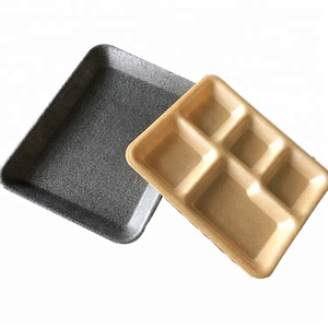 Emballage mousse de fécule de maïs <span class=keywords><strong>plateau</strong></span> de poulet récipient alimentaire en mousse pla <span class=keywords><strong>plateau</strong></span> pour viande poulet frais - Product Image 4