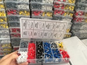 Ön İzoleli elektrik sıkma tel kablo 22 AWG bakır şuruplu portakal Bootlace yüksük Pin kol PP kordon uç terminalleri - Product Image 6