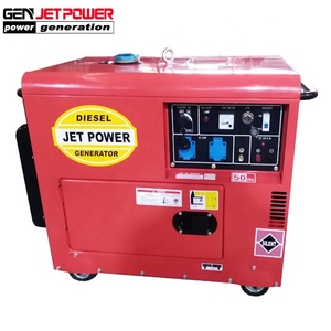 Générateur <span class=keywords><strong>diesel</strong></span> silencieux auto-alimenté <span class=keywords><strong>mini</strong></span> 5 kW, triphasé 120 V - Product Image 4