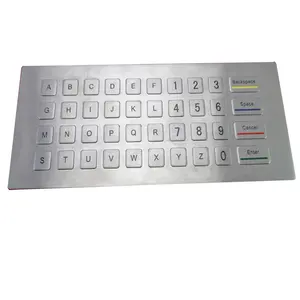 Tastiera in metallo con sistema di parcheggio esterno a 40 tasti in acciaio inossidabile