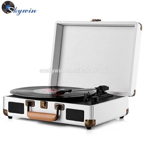 Nueva <span class=keywords><strong>maleta</strong></span> portátil de madera, <span class=keywords><strong>tocadiscos</strong></span> USB, convertir LP a MP3 - Product Image 1