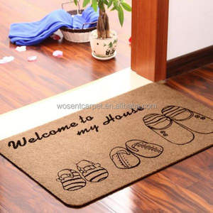 Tela de poliéster de encargo impresión Felpudo con tuercas TPR - Product Image 1