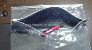 Hoàn toàn tự động quần áo Túi <span class=keywords><strong>PVC</strong></span> Dây Kéo Túi Máy làm dòng Zip khóa niêm phong máy - Product Image 5