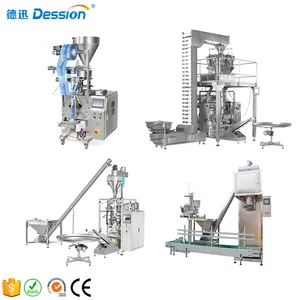 Dession automatic vertical form fill seal agricultural packing machine to make fertilizer granule powder pouch