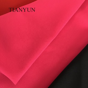Tissu en polyester pour femmes, style coréen, polyester et élasthanne, couleur nude, extensible dans les 4 sens, tissu en crêpe pur - Product Image 6