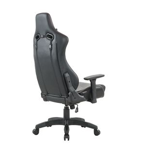 Chaise de massage de style industriel, chaise de direction confortable pour les joueurs, avec matériaux en maille métallique, PU et nylon - Product Image 2