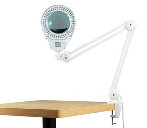 High Quality Optical Magnifying Lamp With Magnifying Glass Table Desk Clamp Mount Magnifying Lamp