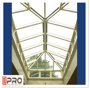Nhôm Sun Shade Mái Ánh Sáng Bầu Trời Mái Skylight Mái Vòm Điều Khiển Từ Xa Tempered Kính Nhiều Lớp Đôi Pane Mái Skylight Tốt Nhất - Product Image 4