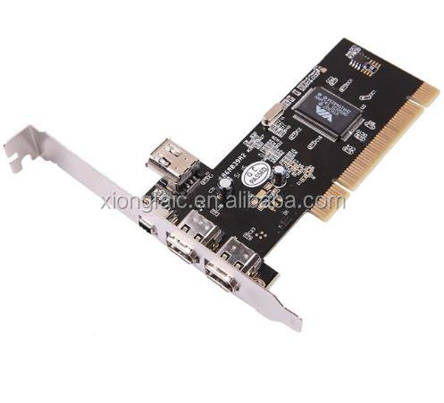 3 Ports Firewire IEEE 1394 4/6 Pin PCI to 1394 DV Card Adapter Controller Video Capture Card for HDD MP3 PDA