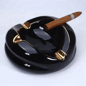 Cendrier simple en céramique pour cigares, nouveau Style, grande taille, Portable, <span class=keywords><strong>de</strong></span> voyage, impression <span class=keywords><strong>de</strong></span> <span class=keywords><strong>fumée</strong></span> - Product Image 4