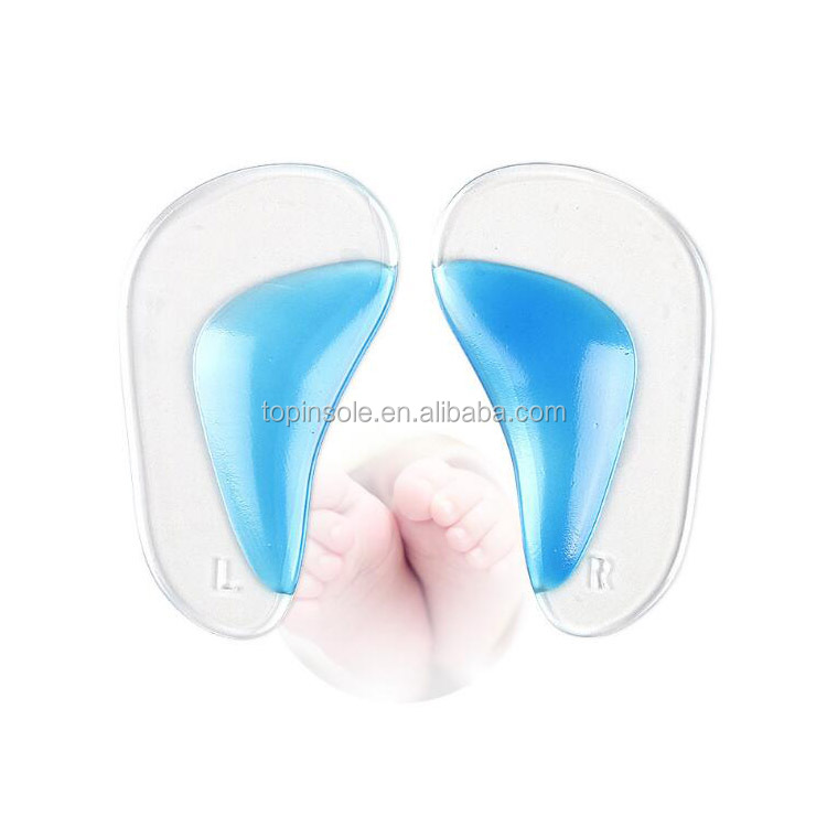 Гелевые стельки обуви для плоскостопие и подошвенный фасциит