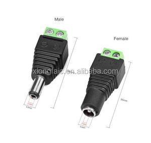 Thương hiệu ban đầu DC kết nối nữ nam 2.1mm x 5.5mm cắm điện Jack Adapter cho LED Strip ánh sáng 5050 3528 2835 hoặc máy ảnh - Product Image 5