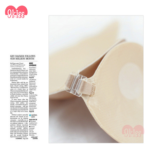 De las <span class=keywords><strong>mujeres</strong></span> de la Ropa Interior Profundo V Sujetador Adhesivo <span class=keywords><strong>Sin</strong></span> Tirantes de Silicona Natural - Product Image 4
