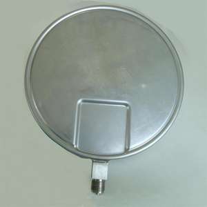 맞춤형 200mm 8 인치 전체 스테인레스 스틸 압력 게이지 압력계 70bar 1000psi 글리세린 채워진 - Product Image 5