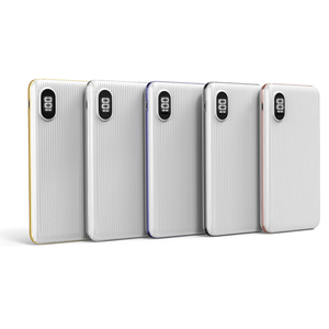 2025 Promocional Super Slim 10000mAh Banco de energía portátil Fuente de alimentación móvil de calidad con entrada Micro USB y salida USB Doble - Product Image 1