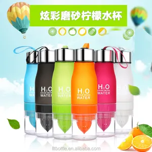 Botol Air Flask H2O Cangkir Air Jus Kesehatan Lemon Olahraga Infuser Thumbler Air