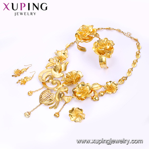 201809 xuping mode 24 k dubai bijoux en or grand costume de mariage bijoux de mariée ensembles - Product Image 4