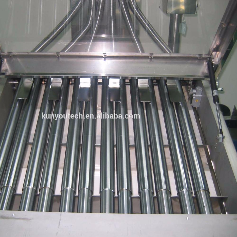 8 роликовая машина для сортировки капсул для пейнтбола и мягкого геля с конвейером под сортировочными роликами