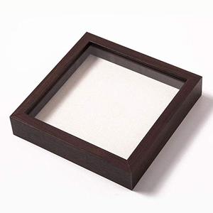 Cornice <span class=keywords><strong>per</strong></span> foto <span class=keywords><strong>con</strong></span> scatola ombra personalizzata in noce 8x8 <span class=keywords><strong>con</strong></span> tavola di lino <span class=keywords><strong>per</strong></span> la visualizzazione di spille da cimeli sportivi premia i biglietti <span class=keywords><strong>per</strong></span> le medaglie - Product Image 2