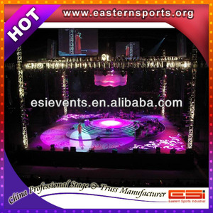techo de aluminio y armadura espita armadura y triangular del techo truss para eventos al aire libre - Product Image 1