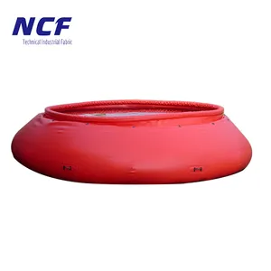 NCF 5000L portable flexible emergency water Onion Shape Tpu Fuel Storage Tank