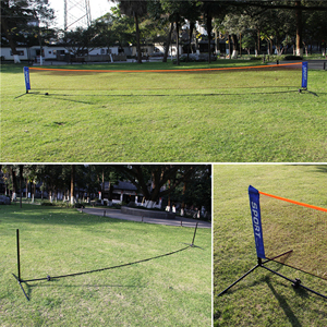 <span class=keywords><strong>Red</strong></span> <span class=keywords><strong>de</strong></span> <span class=keywords><strong>Tenis</strong></span> y Bádminton Plegable Ajustable en Altura <span class=keywords><strong>de</strong></span> 6 Metros, Sistema <span class=keywords><strong>de</strong></span> <span class=keywords><strong>Red</strong></span> Plegable para Pickleball y Fútbol, Postes para Exteriores - Product Image 4