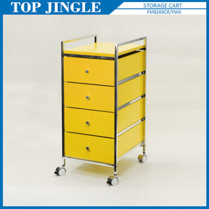 Chariot de service de stockage à 4 niveaux à la mode avec roues - Product Image 5