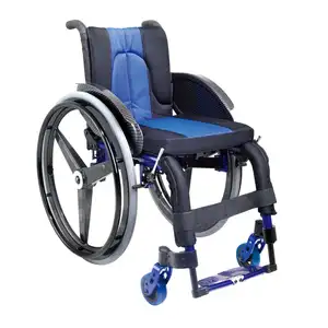 蓝色特殊运动时尚轮椅JL7361