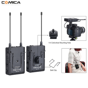 COMICA CVM-WM200B UHF 96-channels Metal <strong>Wireless</strong> <strong>Mic</strong> With Dual-transmitters and One Receiver for DSLR &amp; Camcorder - Product Image 2