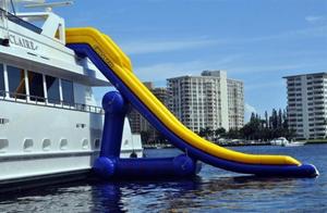 WINSUN Toboggan aquatique flottant gonflable de luxe pour yacht, toboggan aquatique pour bateau, toboggan gonflable pour croiseur - Product Image 6
