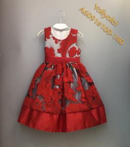 Abito da sera per bambine in damasco di alta qualità - Product Image 6