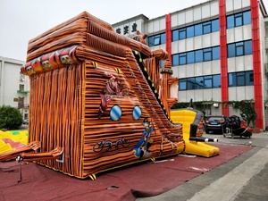 Bán Hot <span class=keywords><strong>Inflatable</strong></span> Tàu Cướp Biển Lâu Đài Trượt, Tàu Cướp Biển Lâu Đài Bouncy Để Bán - Product Image 4