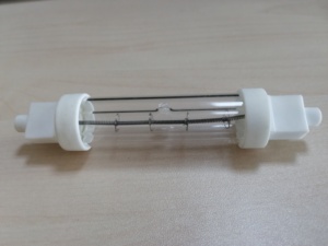 Linear lampen infrarot lampe buchse R7s L 117,6mm 240 V 300 W - Product Image 2